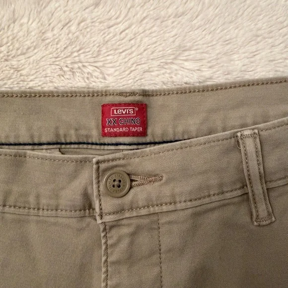 Levi's XX Chino Standard Taper Khaki Pants 32x32 - Picture 2 of 10
